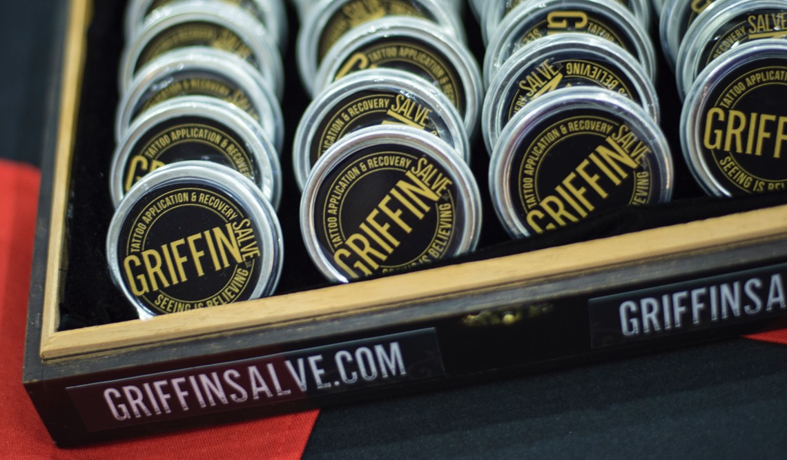 A box of Griffin Salve A box of Griffin Salve