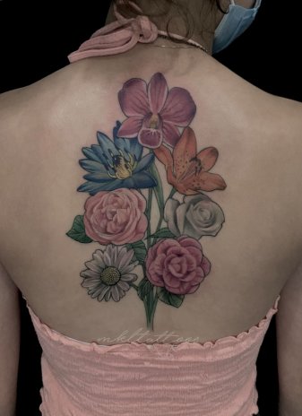 Flower tattoos | Hart & Huntington Tattoo Co. Nashville