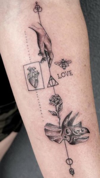 Minimalist Tattoo Series by Mo Ganji Shows Depth of Line Tattoos