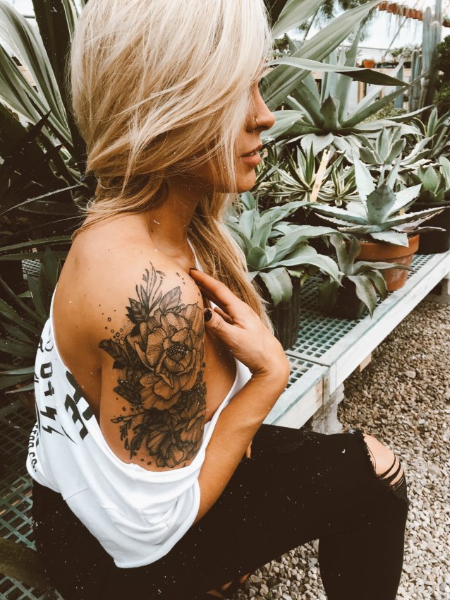 Bloom where you’re planted. Hart & Huntington Tattoo Co.