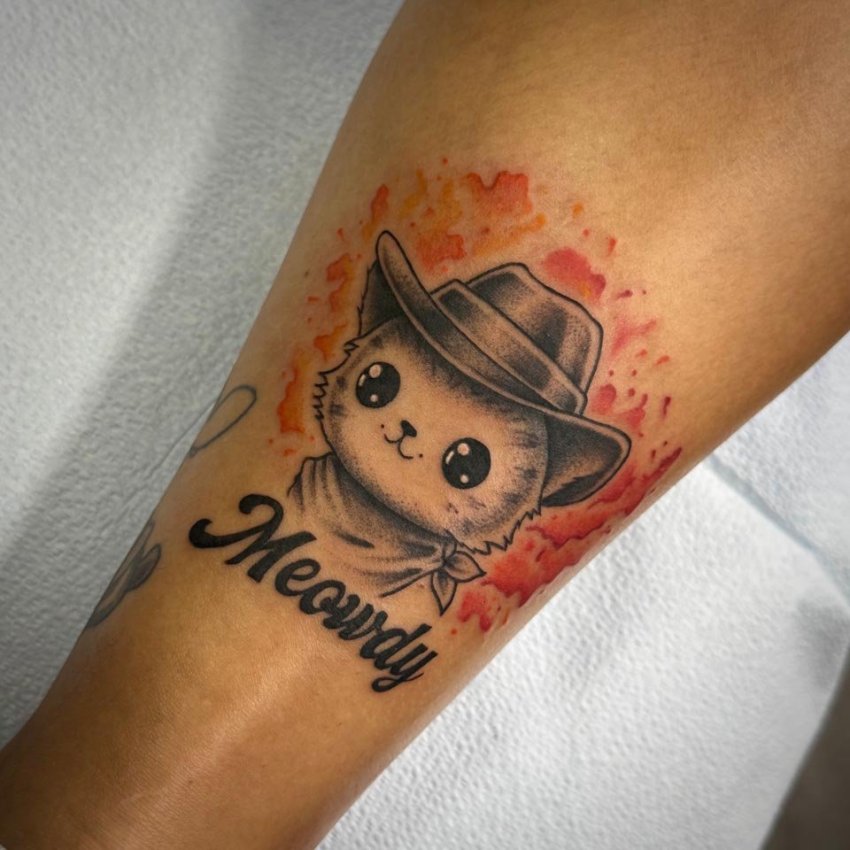 Guillermo nashville cat tattoo