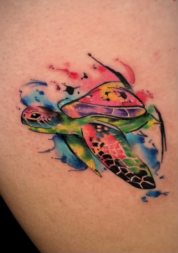 100 Sea Turtle Tattoo Designs & Meanings: Shell Yeah!