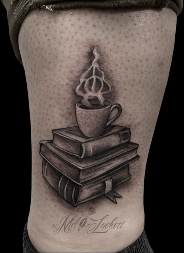 Buy Books and Coffee Temporary Tattoo Online in India  Etsy