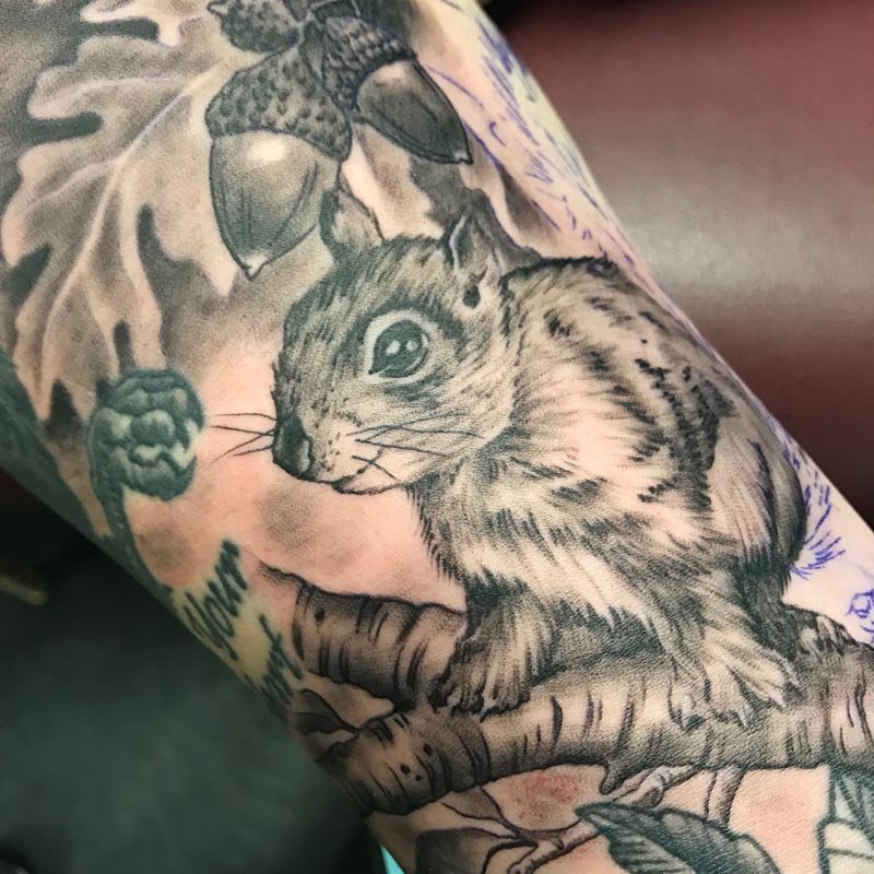 Squirrel set of 2 Tattoo Lasts 1-2 Weeks Semi-permanent Temporarytattoo -  Etsy