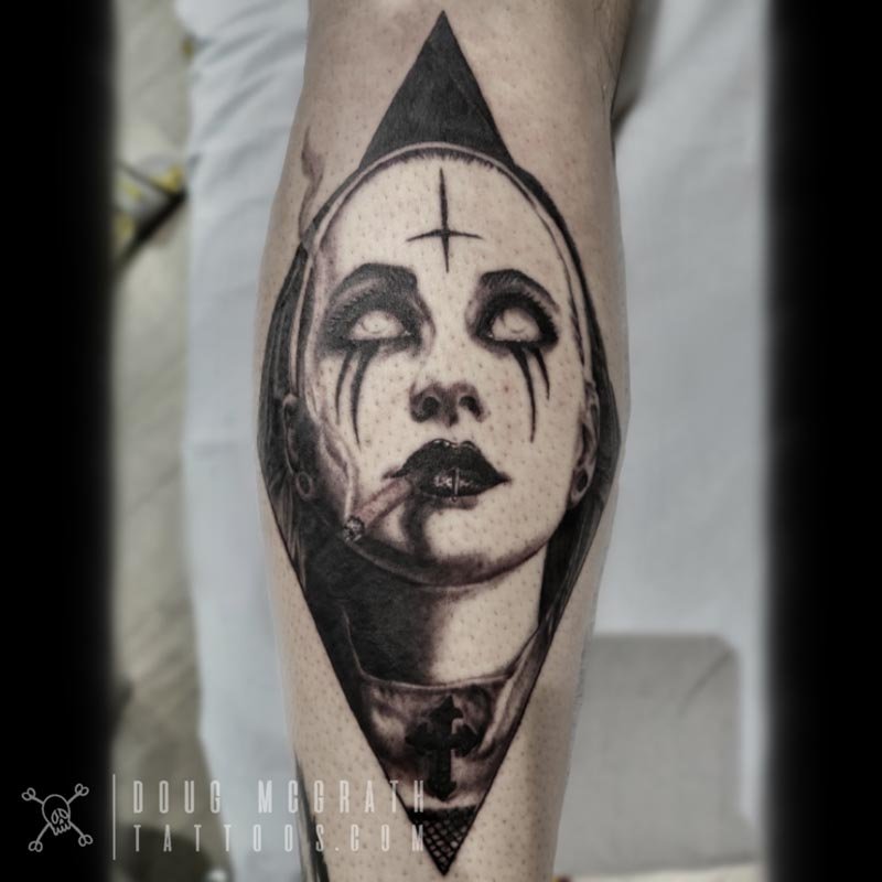 traditional nun tattoo